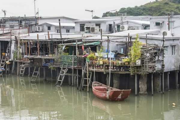 Tai O Village na ilha de Lantau — Fotografia de Stock