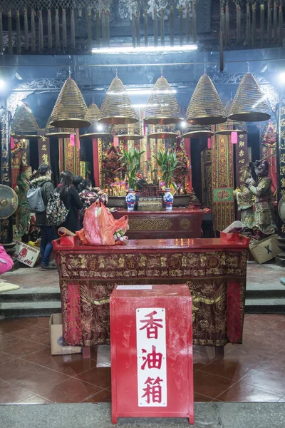 Templo Man Mo en Hong Kong — Foto de Stock