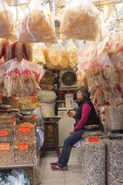 Kurutulmuş Balık pazarı Hong Kong