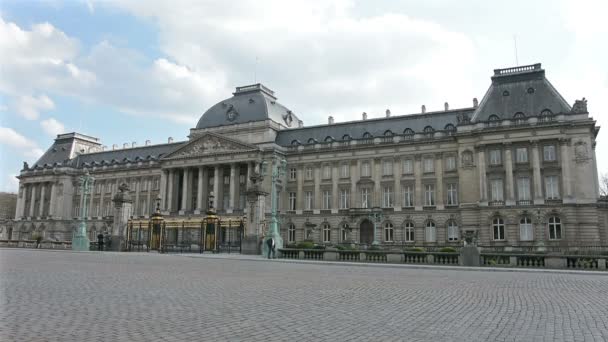 El Palacio Real de Bruselas — Vídeos de Stock