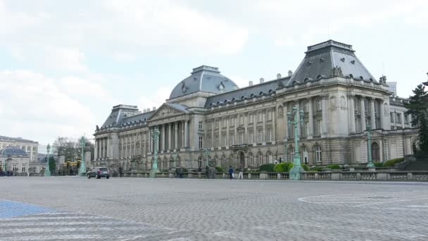 El Palacio Real de Bruselas — Vídeos de Stock