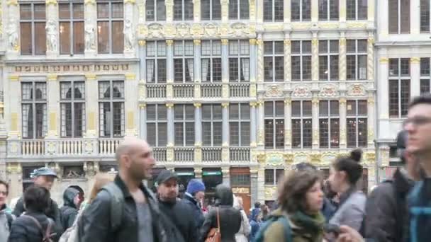 La Grand Place de Bruselas — Vídeos de Stock