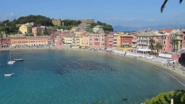 Sessizlik Bay Sestri Levante, İtalya.