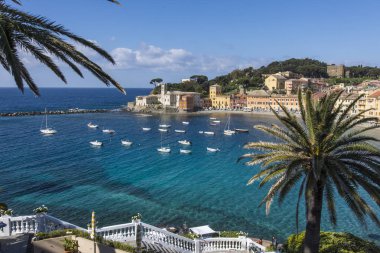 Sestri Levante panoramik manzaralı