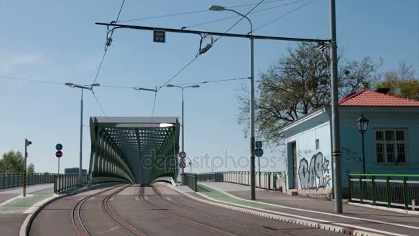 La ligne de tramway à Bratislava, Slovaquie — Video