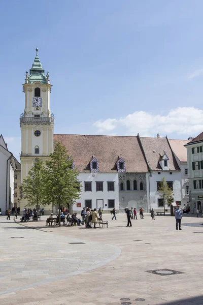 The historic town hall in Bratislava — Stock Photo, Image