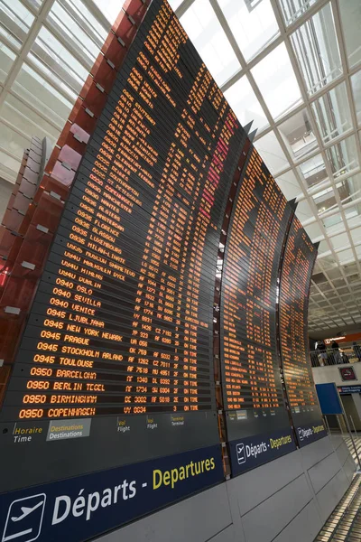 Horario de vuelo en el aeropuerto — Foto de Stock