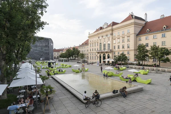 Dzielnica muzeów w Wiedniu — Zdjęcie stockowe