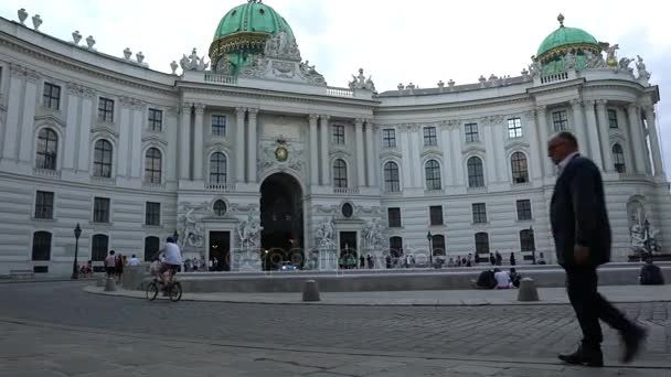 Palacio de Hofburg en Viena — Vídeos de Stock