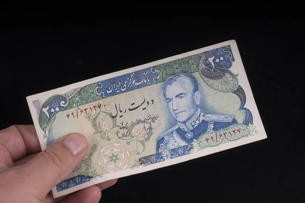 Eine alte iranische Banknote — Stockfoto