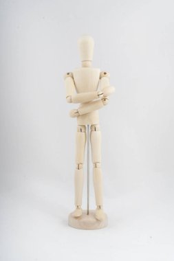 Ahşap vitrin mankeni