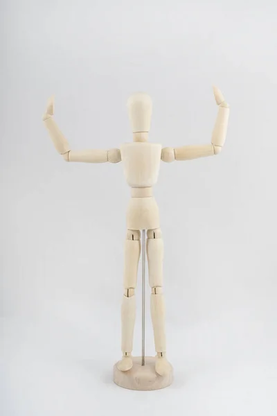 The the wooden mannequin — Stock Photo, Image