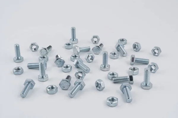 Some metallic bolts — Stock Photo, Image