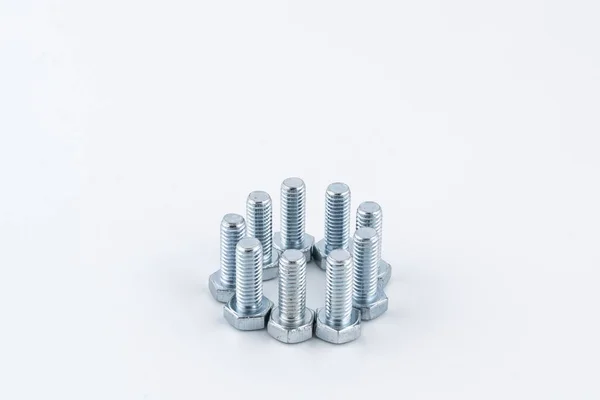 Some metallic bolts — Stock Photo, Image