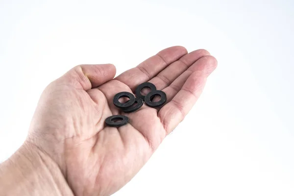 Some o rings rubber — Stock Photo, Image