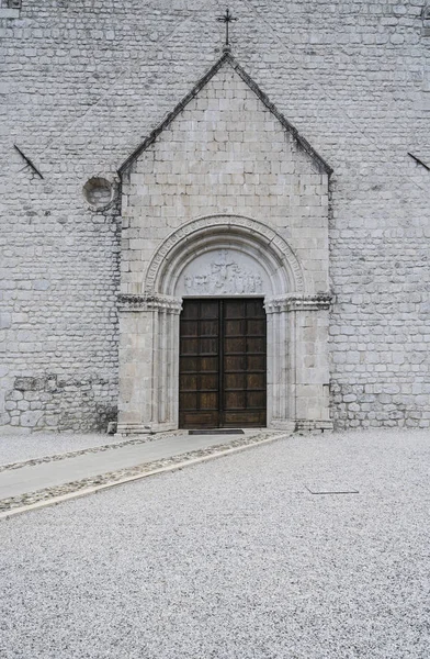 Novembre 2017 Vue Entrée Dans Façade Extérieure Église Sant Andrea — Photo