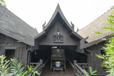 Bangkok, Tayland. Ocak 2018. Bir görünüm park Suan Pakkad Sarayı Müzesi Bangkok, Tayland