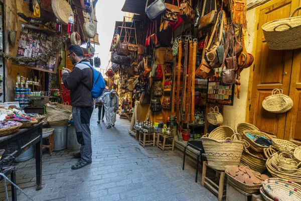 El bazar en la medina — Foto de Stock
