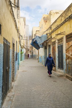 Eski Yahudi mahallesindeki renkli duvarlar