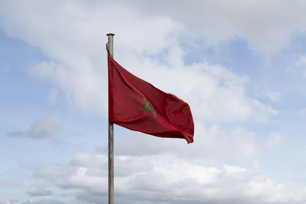 Marokkanische Flagge — Stockfoto