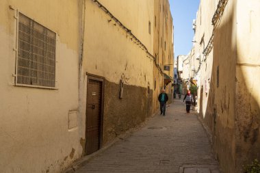 Fes Medina 'da küçük bir sokak.