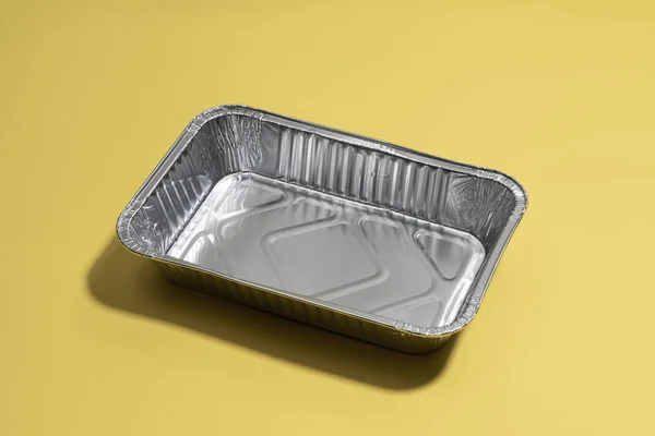 Aluminum bowl — Stock Photo, Image