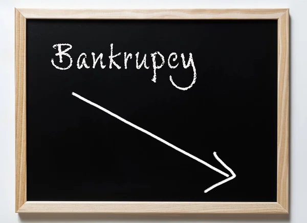 Le mot Bankrupty — Photo
