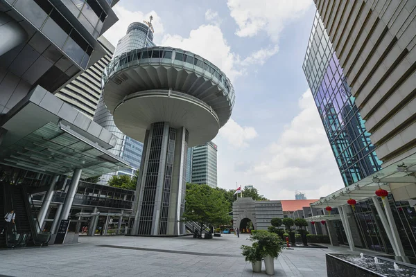 Os arranha-céus em Singapura — Fotografia de Stock