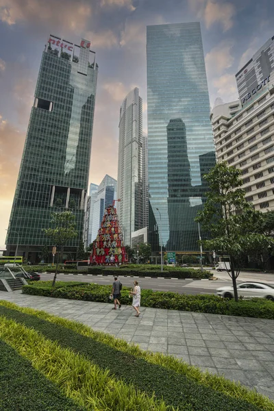 ตึกระฟ้าในสิงคโปร์ — ภาพถ่ายสต็อก