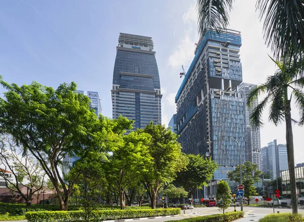 ตึกระฟ้าในสิงคโปร์ — ภาพถ่ายสต็อก
