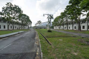Singapur 'daki eski Kallang Havaalanı Kapısı