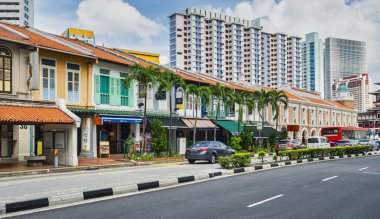 Singapur 'daki dükkanlar.