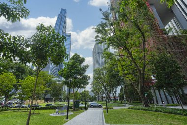 Singapur içinde gökdelenler