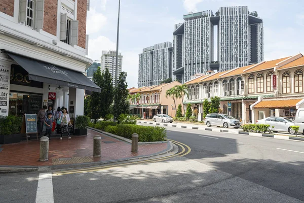 Tienda de casas en Singapur — Foto de Stock