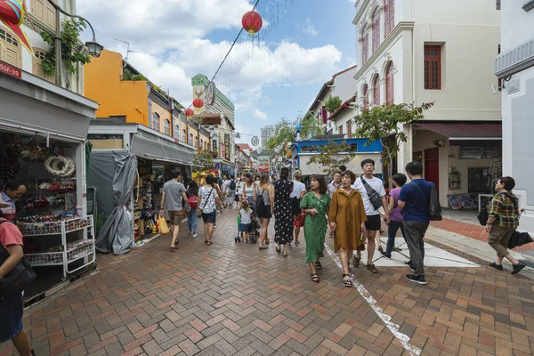 Mercado callejero Chinatown en Singapur — Foto de Stock