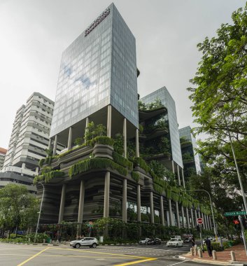 Singapur içinde gökdelenler