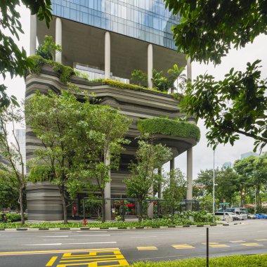 Singapur içinde gökdelenler