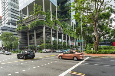 Singapur içinde gökdelenler