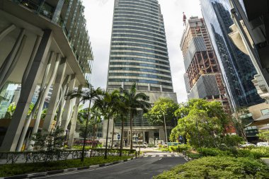 Singapur içinde gökdelenler