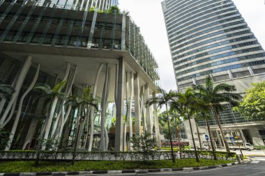 Singapur içinde gökdelenler