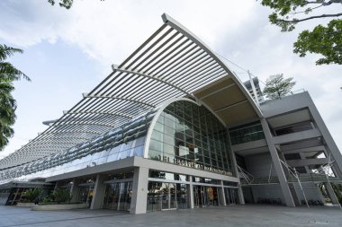 Singapur 'daki Marina Körfezi Kumları' ndaki Dükkanlar