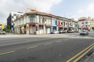 Singapur 'daki dükkanlar.