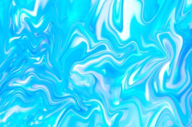 Moda pastel renklerinde benzersiz dijital akışkan sanat tekniği golografiksel arkaplan