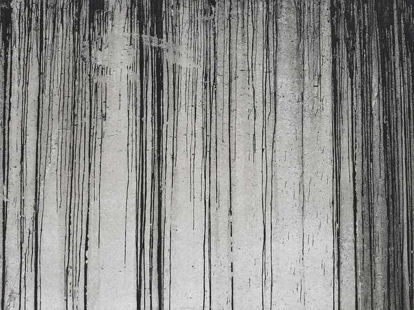 Liquido Vernice Nera Corre Lungo Muro Cemento Vicino Sfondo Astratto — Foto Stock