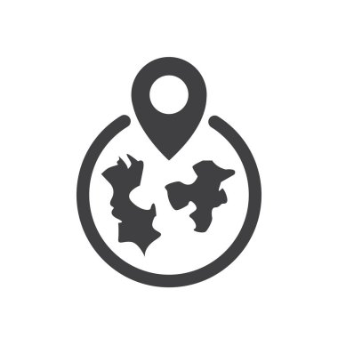 Havaalanı simge vektör tasarımı göster