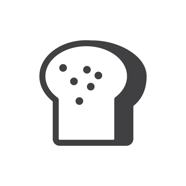 Icône de boulangerie monochrome support eps 10 . — Image vectorielle