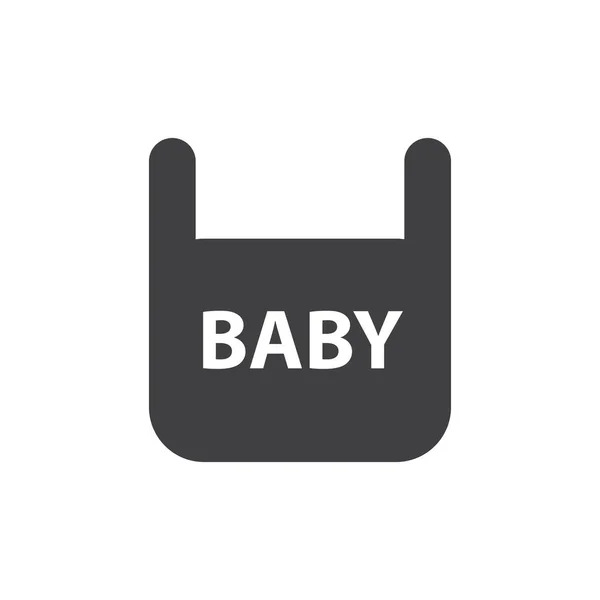 Schürze Baby Symbol — Stockvektor