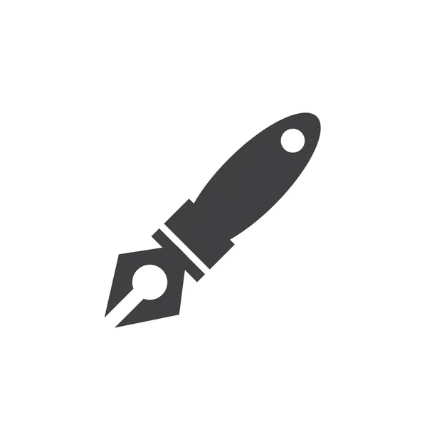 Pen tool vector icon design — Stock Vector