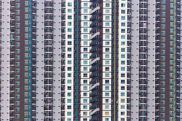 Escena vertical de muchas unidades de construcción — Foto de Stock