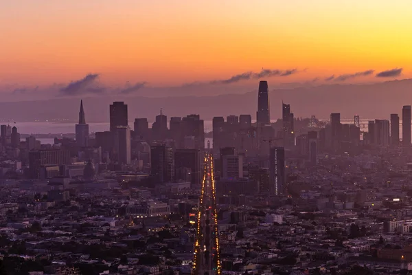 Vista aérea de la ciudad de San Francisco . —  Fotos de Stock